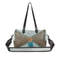 Azure waterfall Hand-Tooled Bag