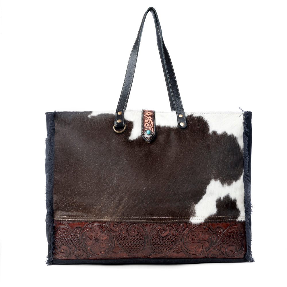 Comely Hand-Tooled Bag