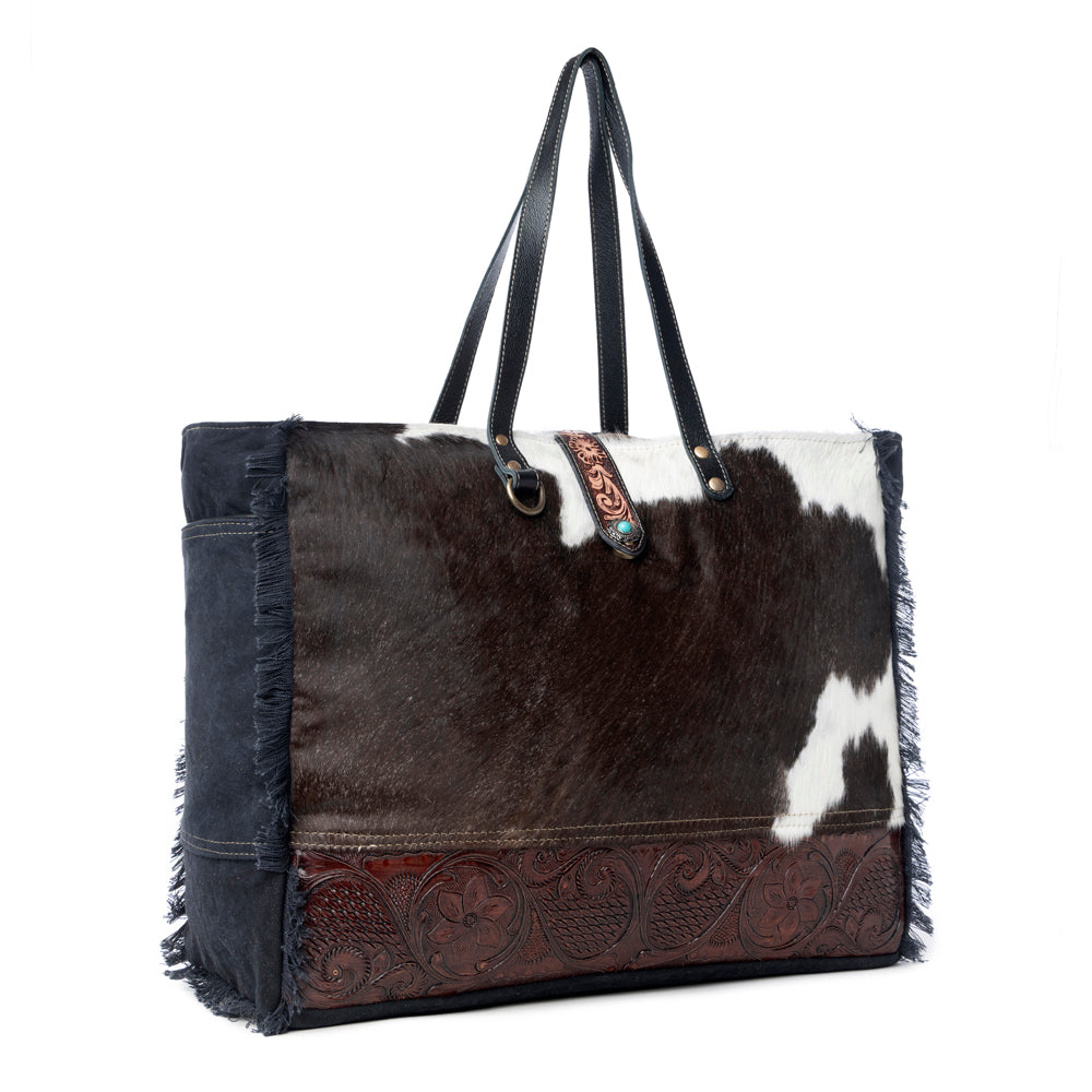 Comely Hand-Tooled Bag