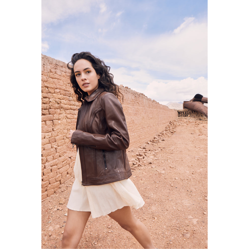 Winged  Leather Jacket
