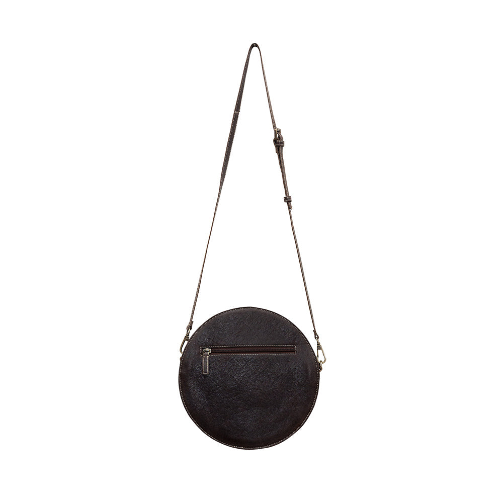 Boho Teal Round Bag