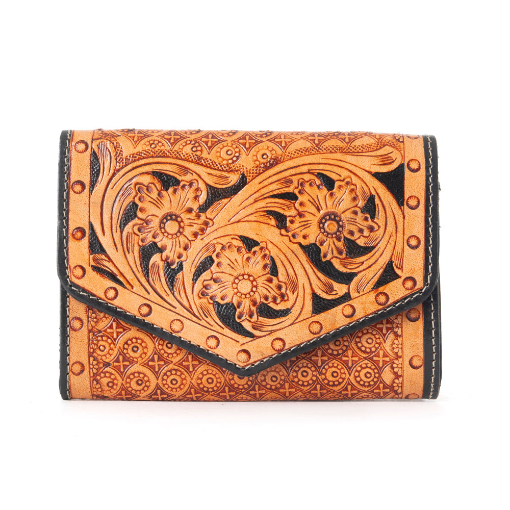 Orange Black Wallet