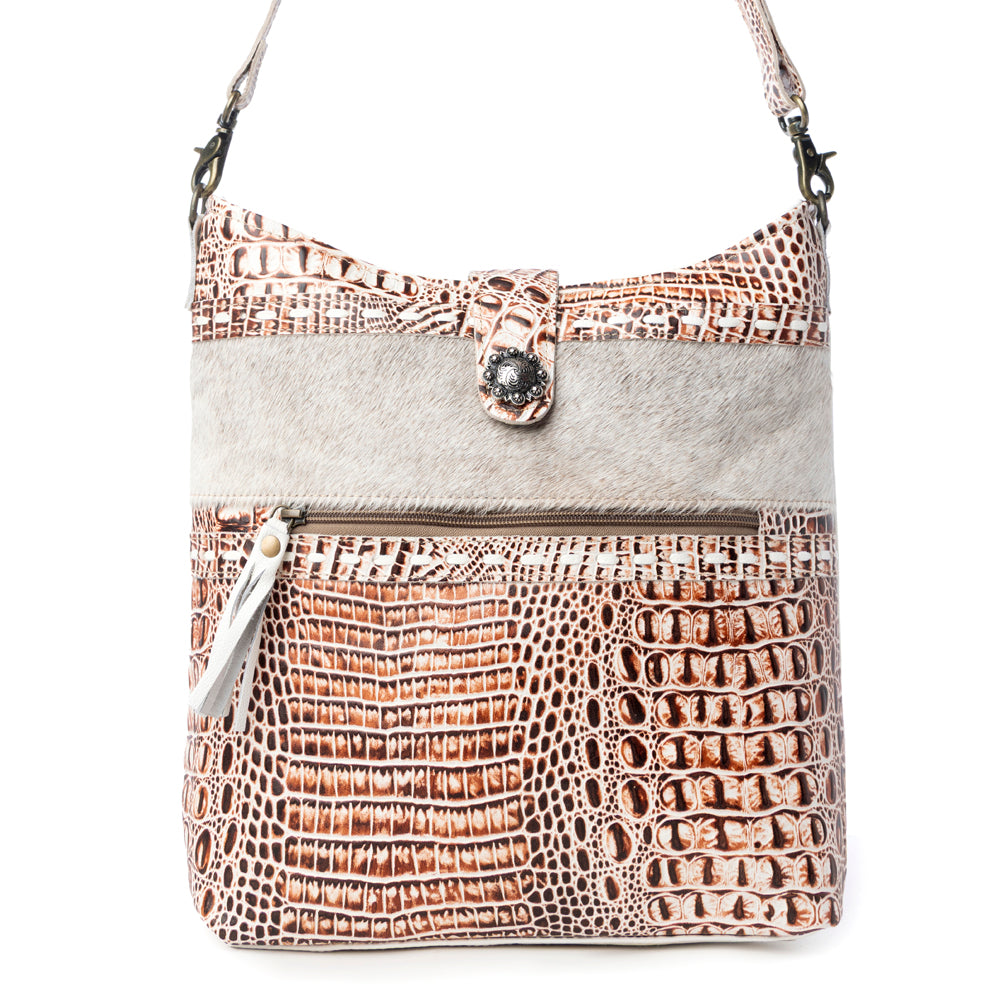 SMOKEY LEATHER & HAIRON BAG