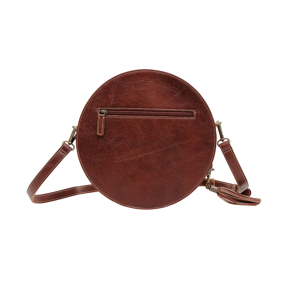 CRIMSON ORCHID ROUND BAG