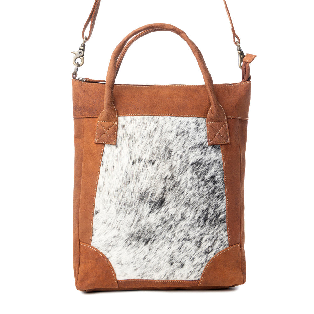 SPIN LEATHER & HAIRON BAG