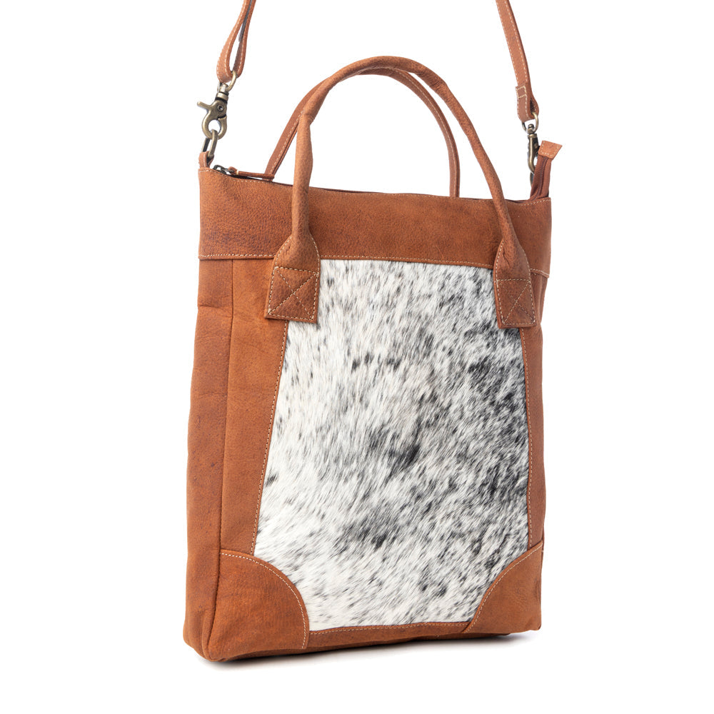 SPIN LEATHER & HAIRON BAG