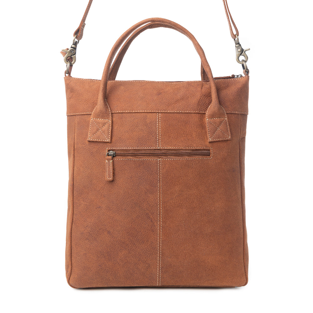 SPIN LEATHER & HAIRON BAG