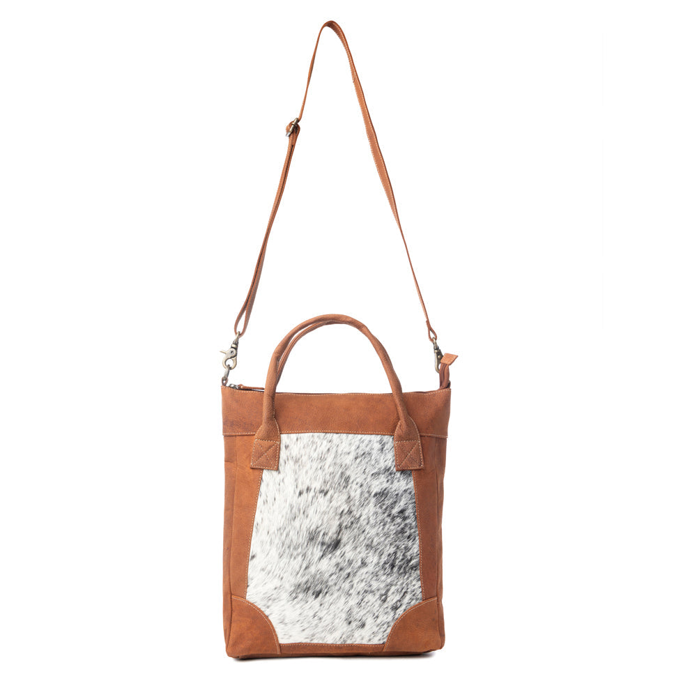 SPIN LEATHER & HAIRON BAG