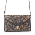 LARK HAND-TOOLED BAG