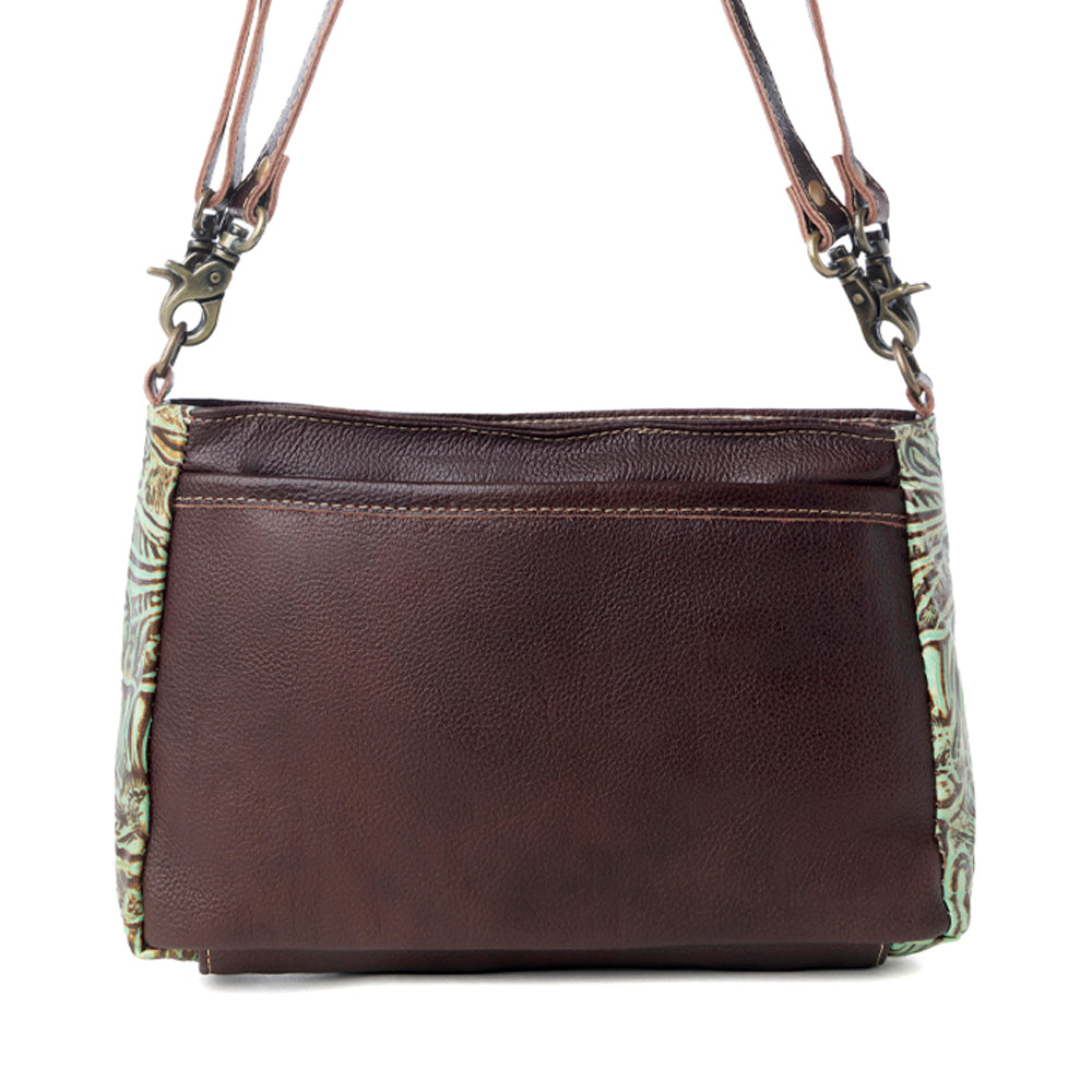 Blazing Bloom Leather & Hairon Bag