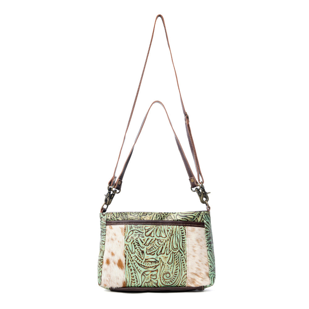 Blazing Bloom Leather & Hairon Bag