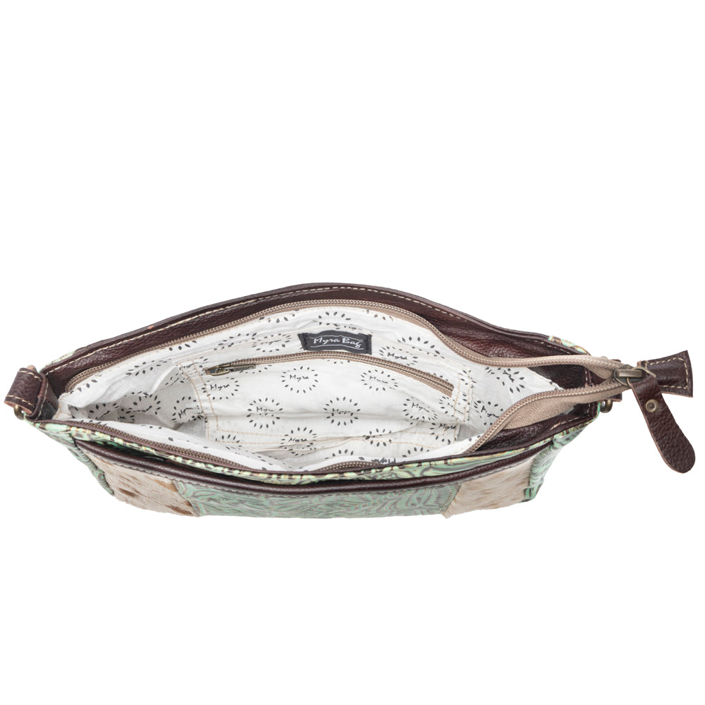 Blazing Bloom Leather & Hairon Bag