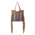 Mojave Paisley Fringed Tote Bag