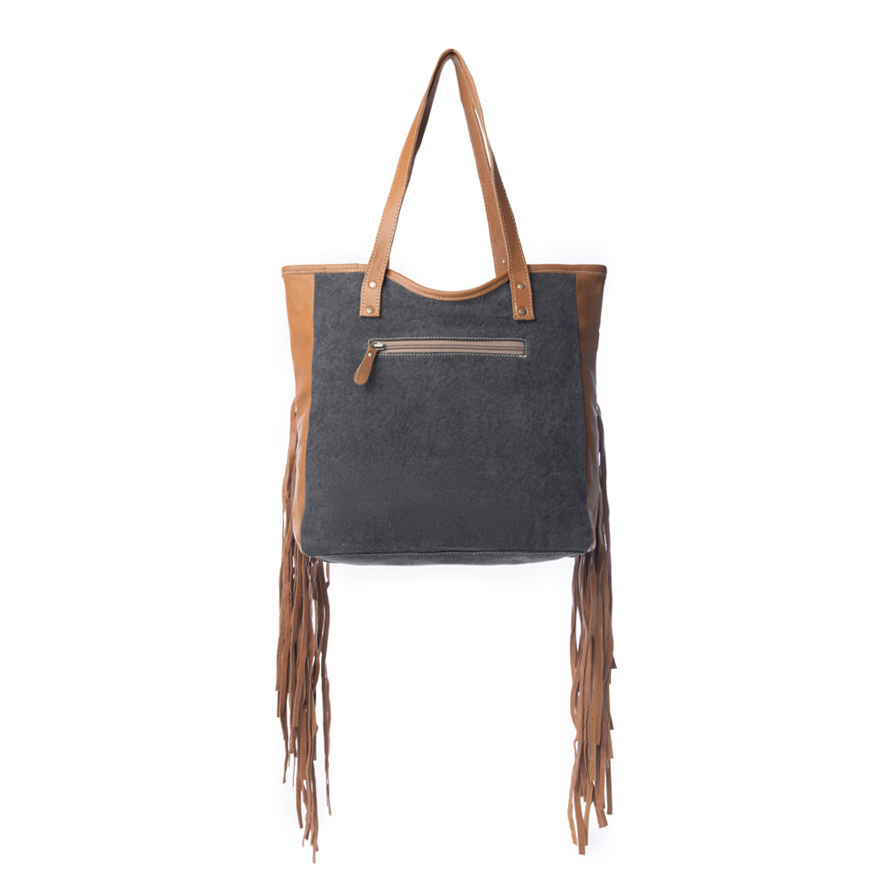 Mojave Paisley Fringed Tote Bag