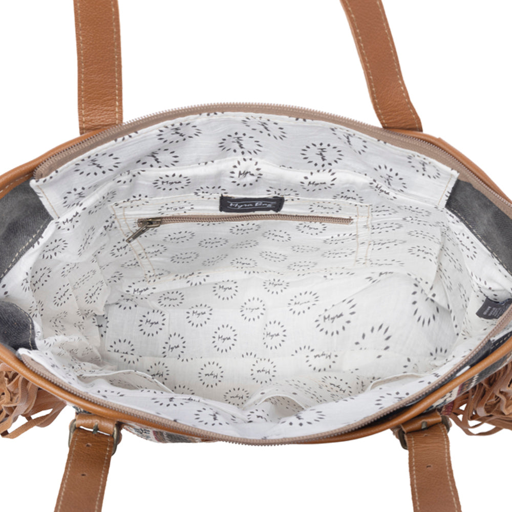 Mojave Paisley Fringed Tote Bag