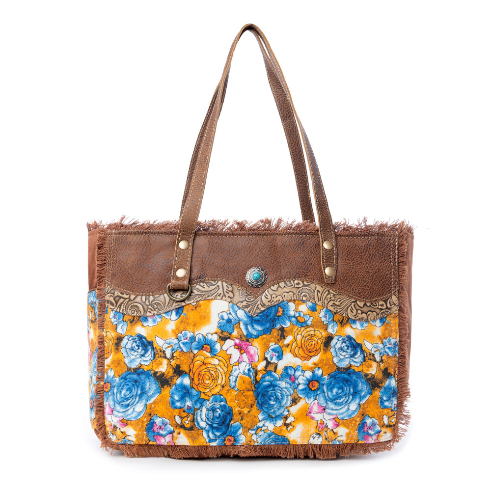 Blue Ridge Blooms Crossbody Bag