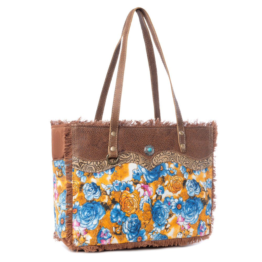 Blue Ridge Blooms Crossbody Bag