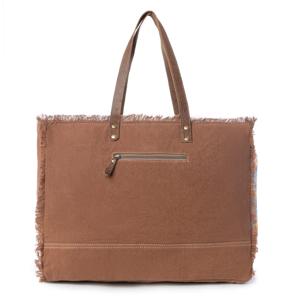 Blue Ridge Blooms Weekender Bag