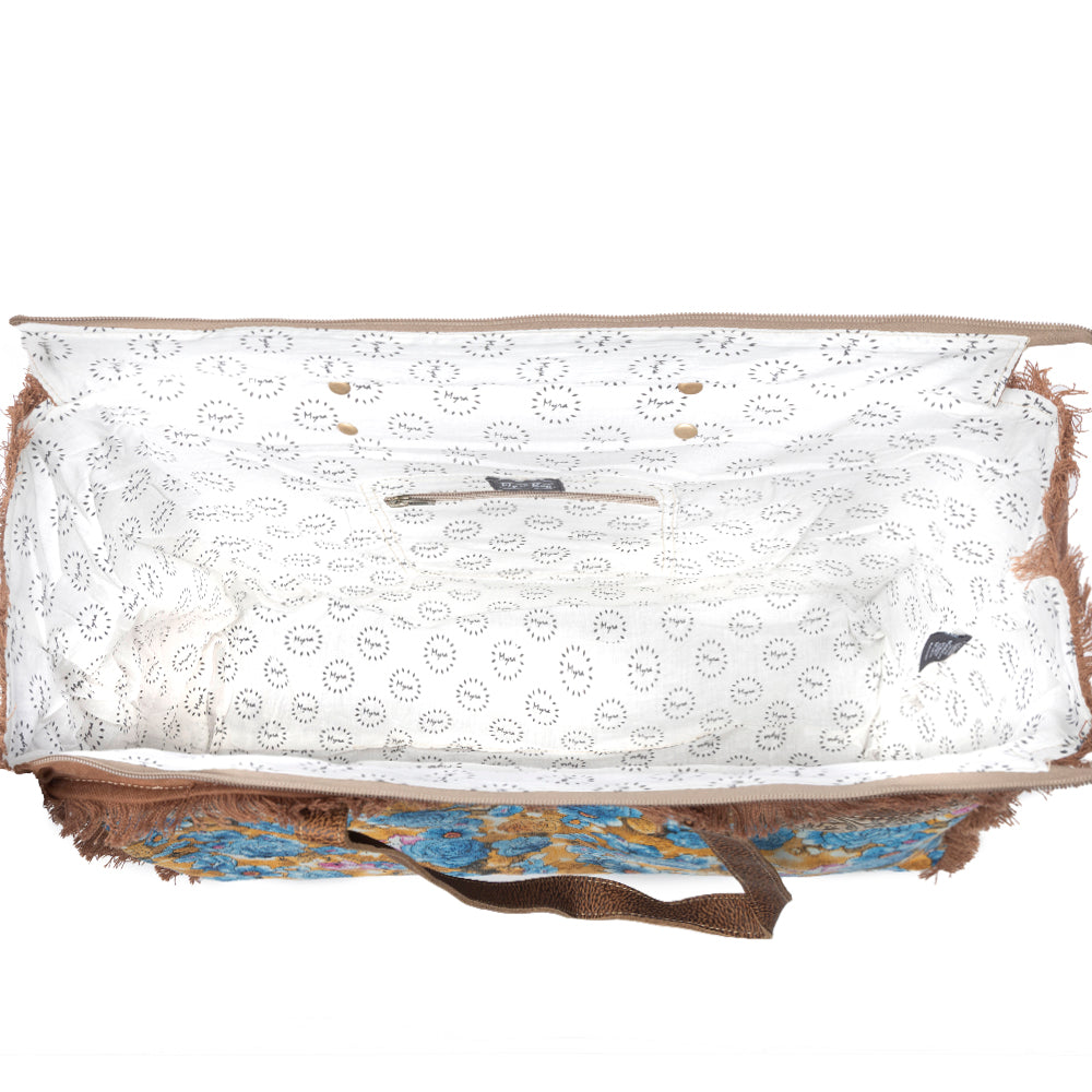 Blue Ridge Blooms Weekender Bag