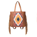 Sedona Star Fringed Tote Bag