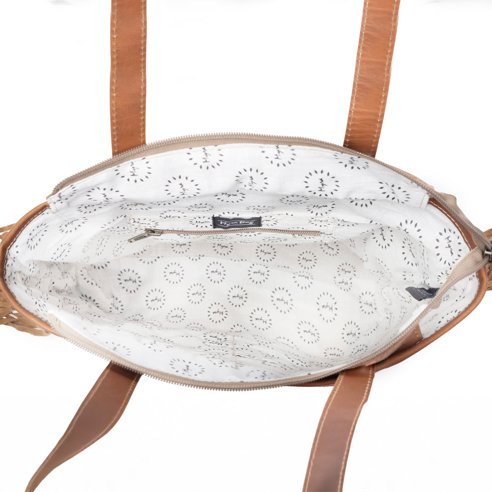 Sedona Star Fringed Tote Bag