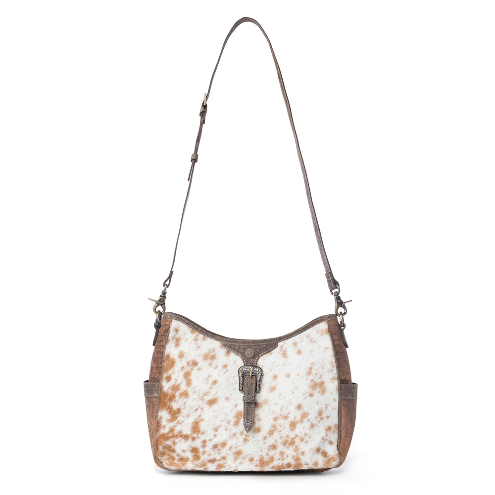 Heartwood Leather & Hairon Bag