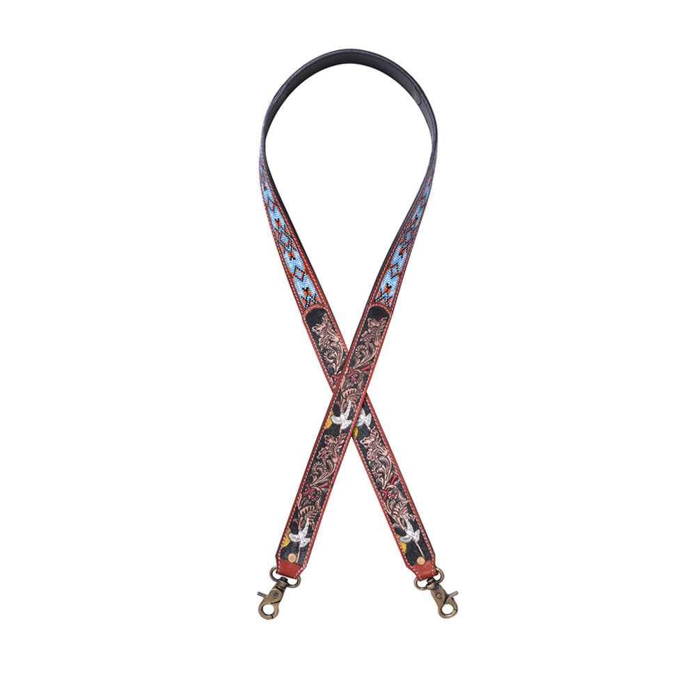 Dove Song Hand-Tooled Strap