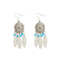 Wish Of Feathers Silver Earrings