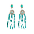 Mystic Charm Fringed Earrings