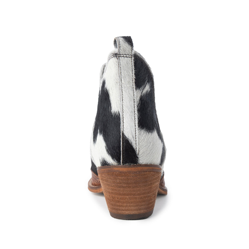 Frisco Blossom Hair-on Hide & Hand-tooled Boots