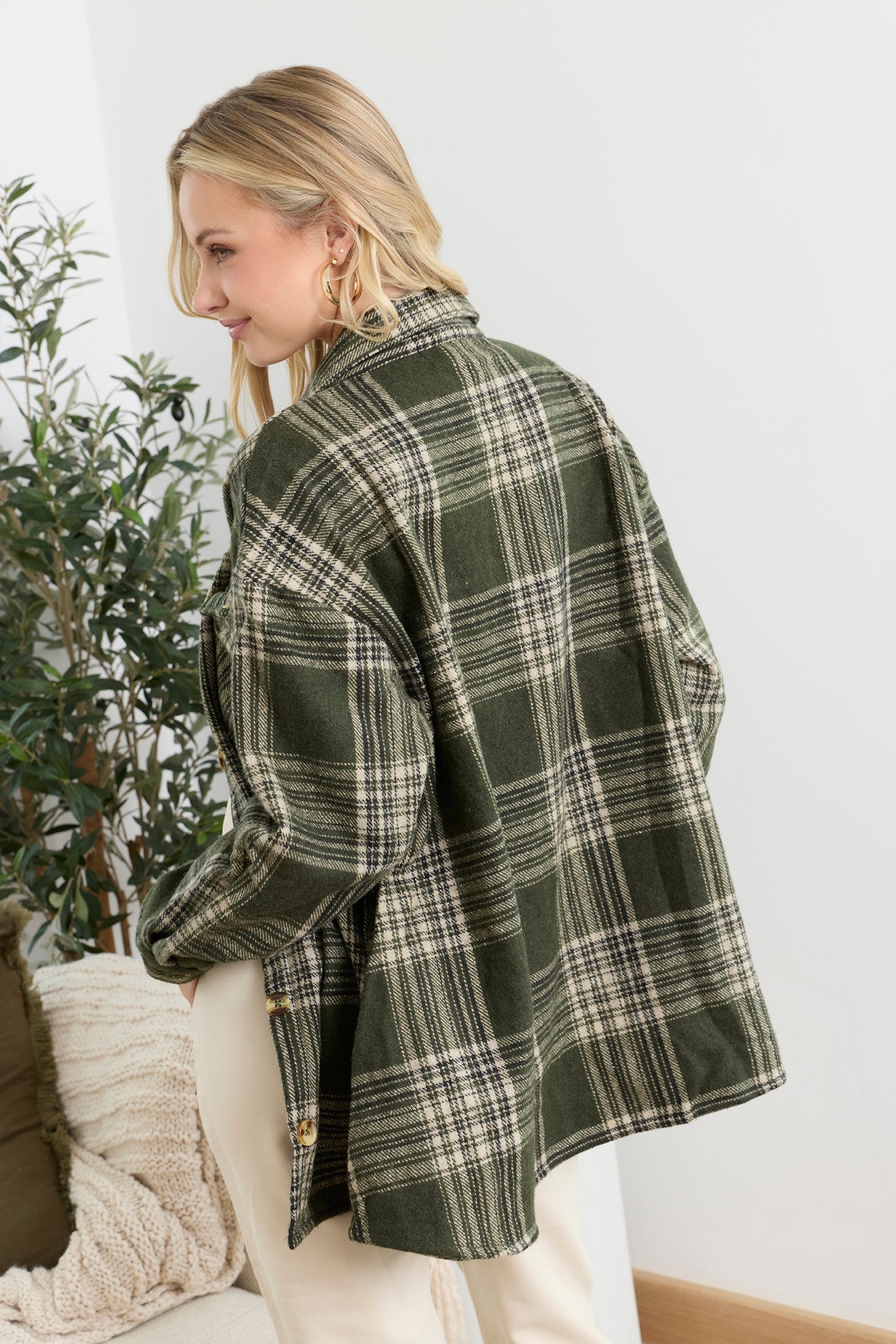 Dawn Plaid Pattern Shirt