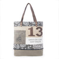 French Countryside Lucky 13 Patchwork Tote Bag
