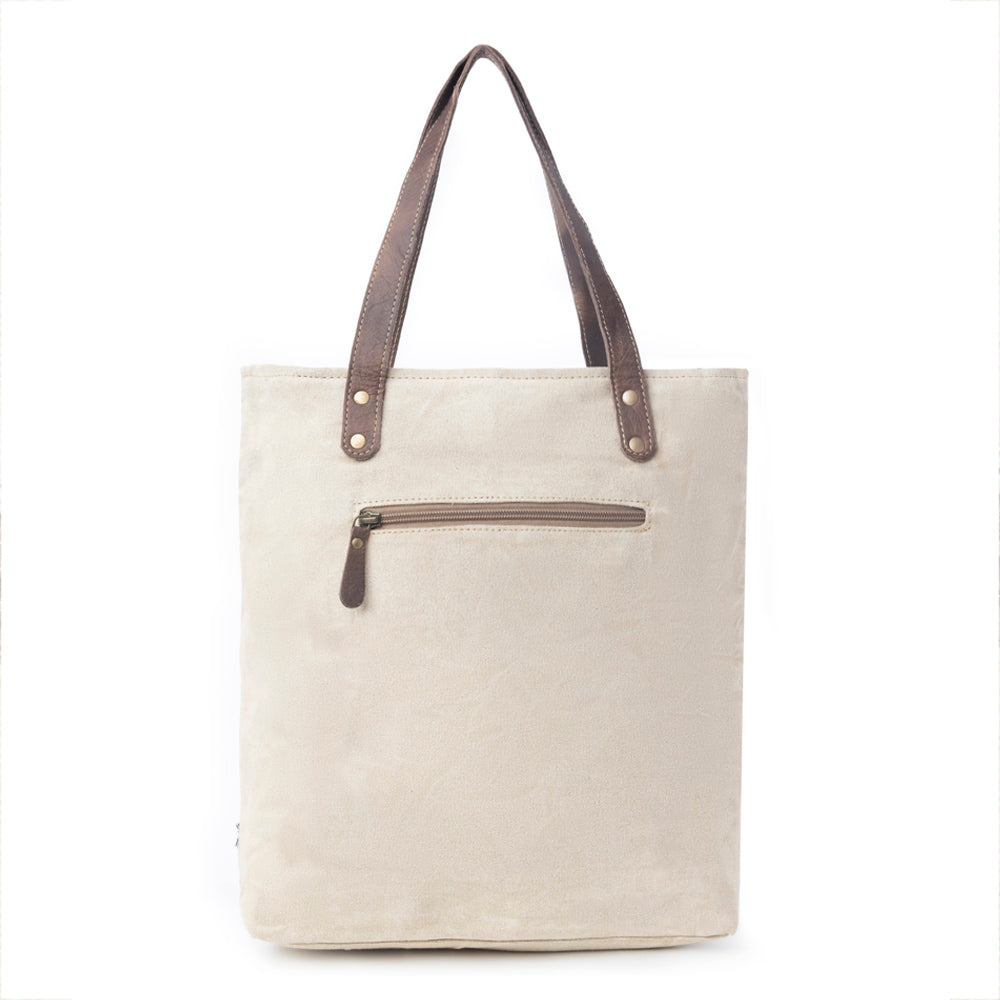 French Countryside Lucky 13 Patchwork Tote Bag