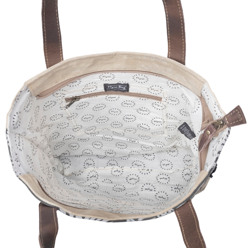 French Countryside Lucky 13 Patchwork Tote Bag