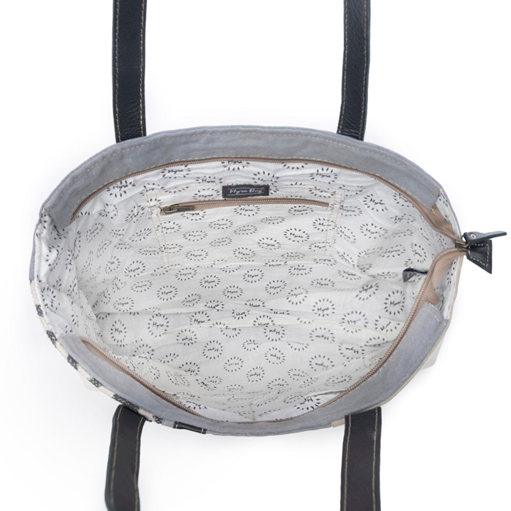 Globetrotter Patch Tote Bag
