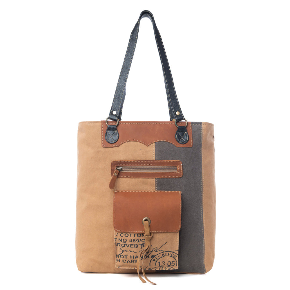 Montrielle Vintage Series Compartment Tote Bag
