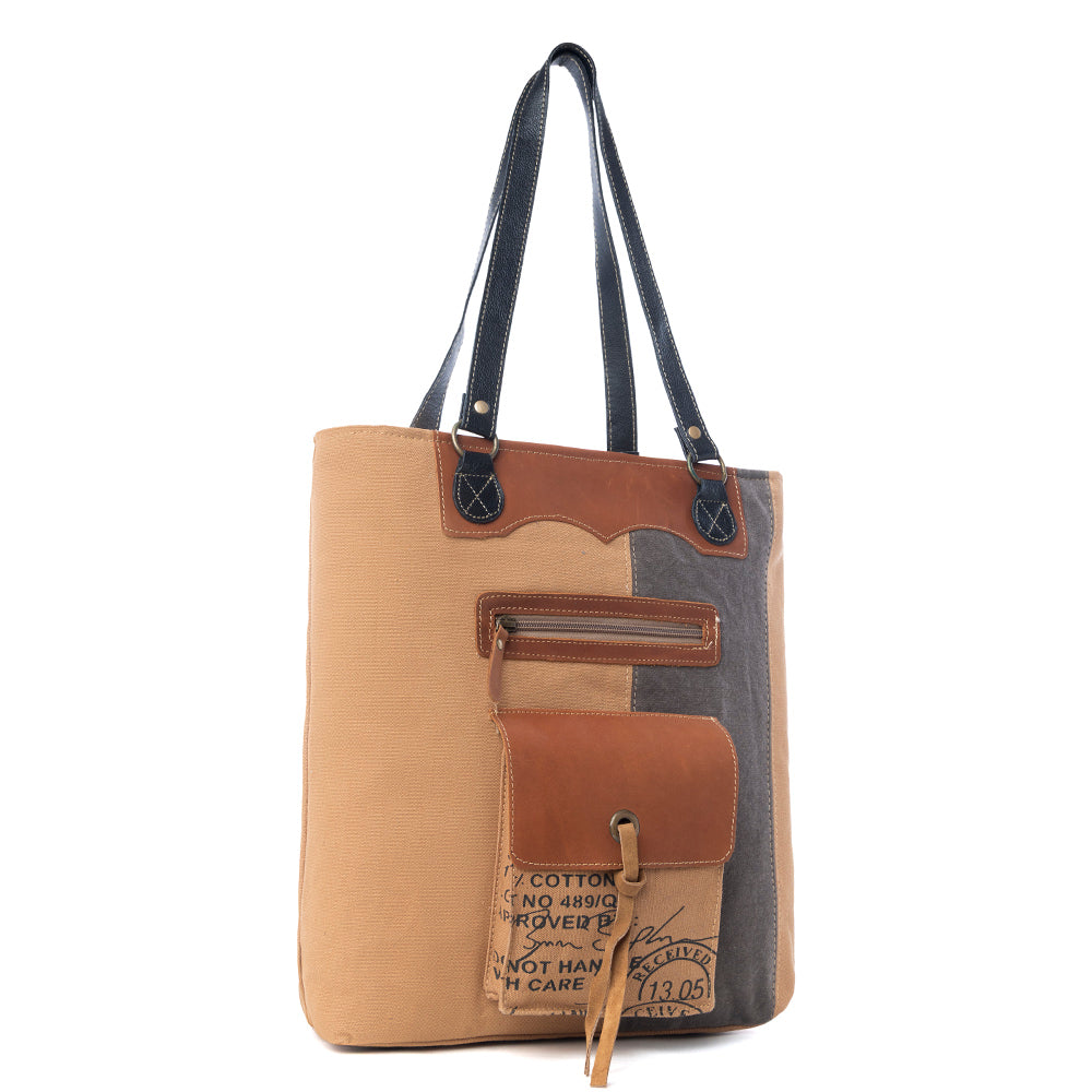 Montrielle Vintage Series Compartment Tote Bag