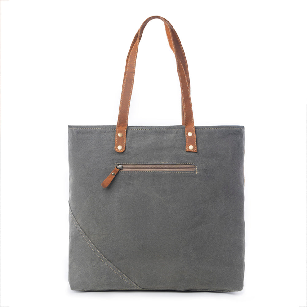 USA Canvas Patch Tote Bag