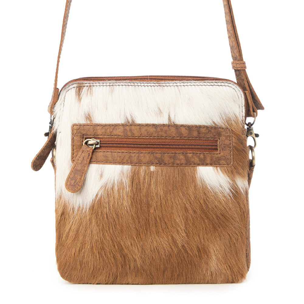 Swift Rider Leather Hairon Bag