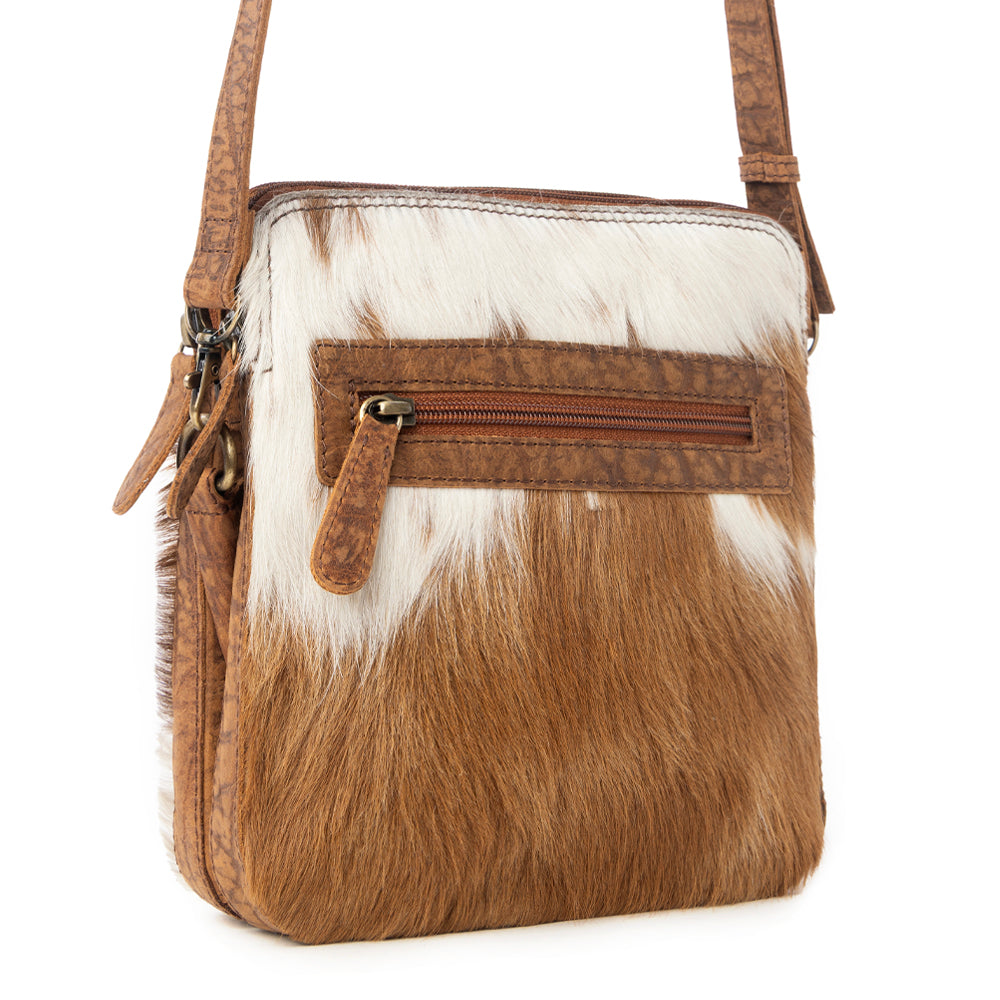 Swift Rider Leather Hairon Bag