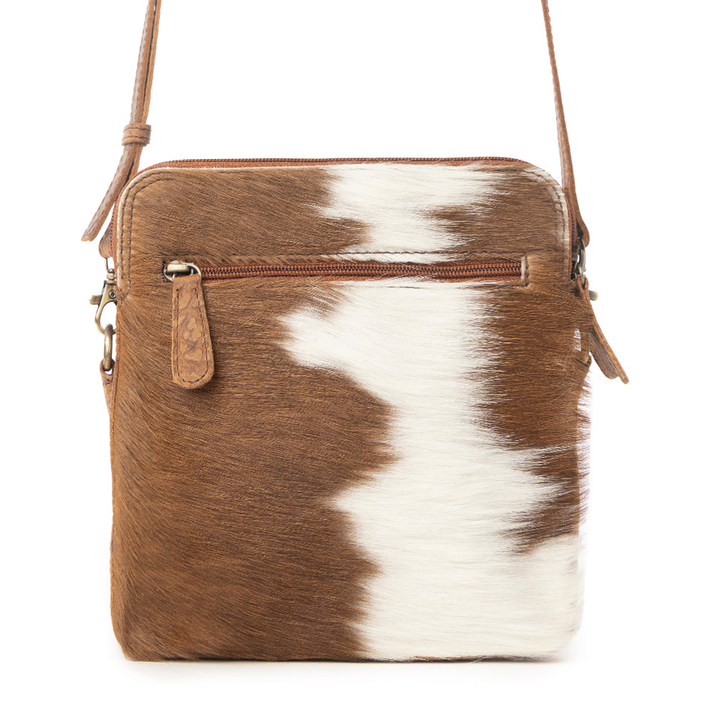 Swift Rider Leather Hairon Bag