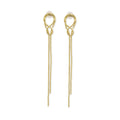 Interwoven Knots Strand Earrings
