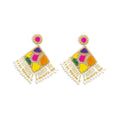 Fields of Blooms Beaded Earrings