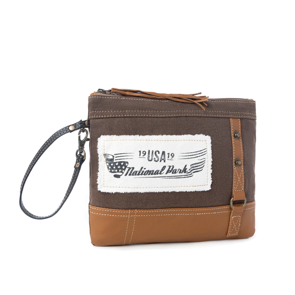 National Park Vintage Look Pouch