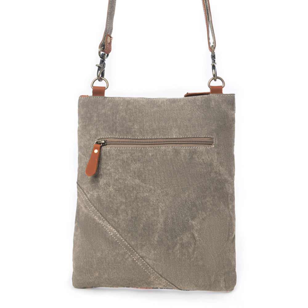 Boulangerie Floral Trim Crossbody Bag