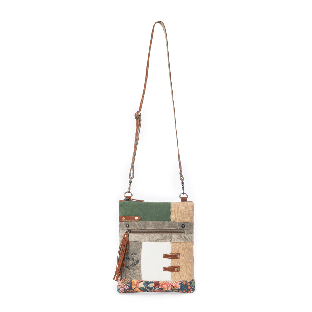 Boulangerie Floral Trim Crossbody Bag