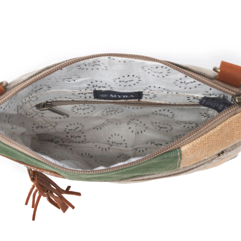 Boulangerie Floral Trim Crossbody Bag