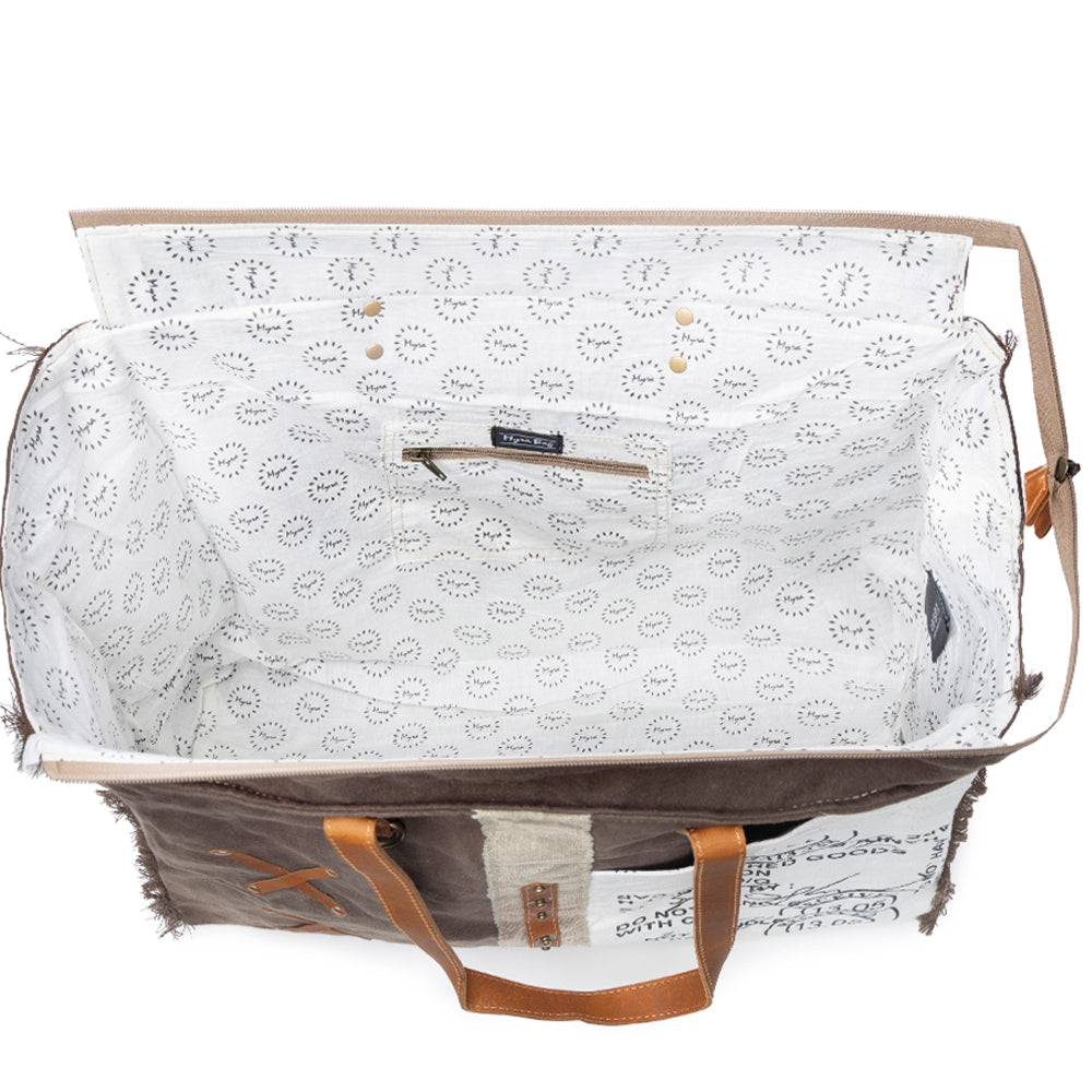 Graded Cotton Farmland Weekender Bag