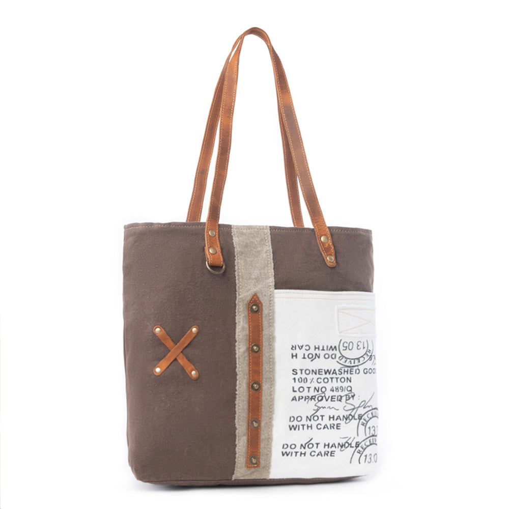 Graded Cotton Farmland Tote Bag