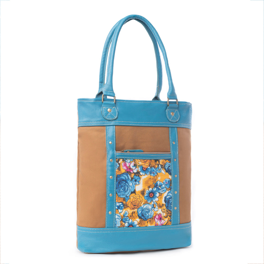 Blue Ridge Blooms Tote Bag
